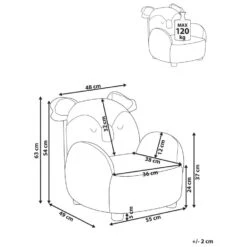 HERVIK - Kinderfauteuil - Taupe - Polyester 8 HERVIK - Kinderfauteuil - Taupe - Polyester -Leenbakker Winkel 025b37b71f144ae3b9f2d811edf4259b