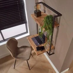 Alex Bureau Hangend - Hout - Bruin -Leenbakker Winkel 0390fe6ec3384dfb9226883b6af40711