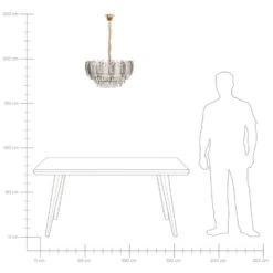 CANAGUA - Kroonluchter - Messing/Transparant - Glas 21 CANAGUA - Kroonluchter - Messing/Transparant - Glas -Leenbakker Winkel 03f41b34fae0433cbd54817c69f1f782
