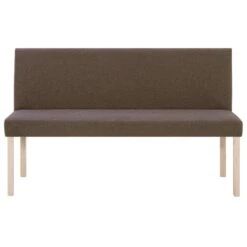 VidaXL Bankje 139,5 Cm Polyester Bruin -Leenbakker Winkel 042e1a70fe754579960dfcad871d9918