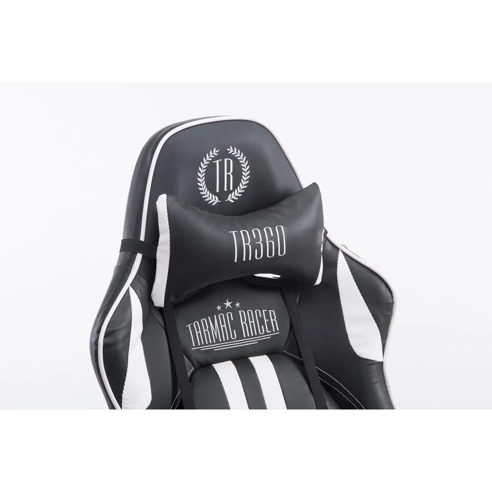 CLP Bureaustoel Limit Zwart Frame - Kunstleer - Zwart/wit 7 CLP Bureaustoel Limit Zwart Frame - Kunstleer - Zwart/wit - Afbeelding 7