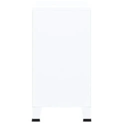 VidaXL Opbergkast Industrieel 75x40x80 Cm Staal Wit -Leenbakker Winkel 059ad0e4483d42758f87b7921ad28bd3