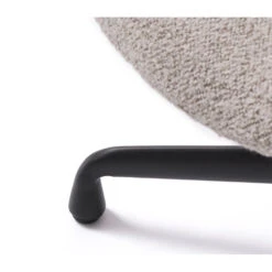 Fauteuil Bouclé Taupe/Zwart - Voetenbank - 70x77x110cm - Sifton -Leenbakker Winkel 05bd115c30c14c1a91ac1bc28954148f