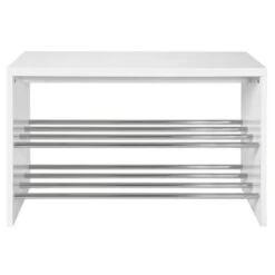 Haku Schoenenrek - 85 Kg Capaciteit - High Gloss White -Leenbakker Winkel 063216df22c1403bbc352142e2456e77