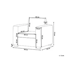 Beliani Fauteuil HELSINKI - Beige Leer 6 Beliani Fauteuil HELSINKI - Beige Leer -Leenbakker Winkel 0754457dd21d4180af5fbb2efb8dfcf9