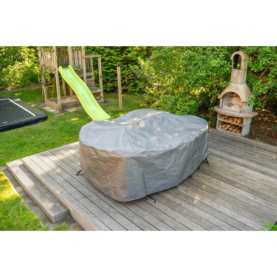 Outdoor Covers Ovale Tuinsethoes 245x200x80 Cm 2 Outdoor Covers Ovale Tuinsethoes 245x200x80 Cm - Afbeelding 2