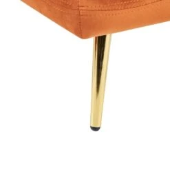 GONESSE - Chaise Longue - Oranje - Fluweel -Leenbakker Winkel 0a378a9e8ea748259dc3028a9ac55e02