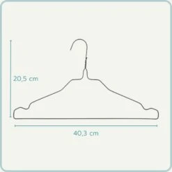 Nordix Kledinghangers Set 100 Stuks Metaal Zwart Draadhanger Kleerhangers -Leenbakker Winkel 0b107f563879437486c4776d24ec7bc0