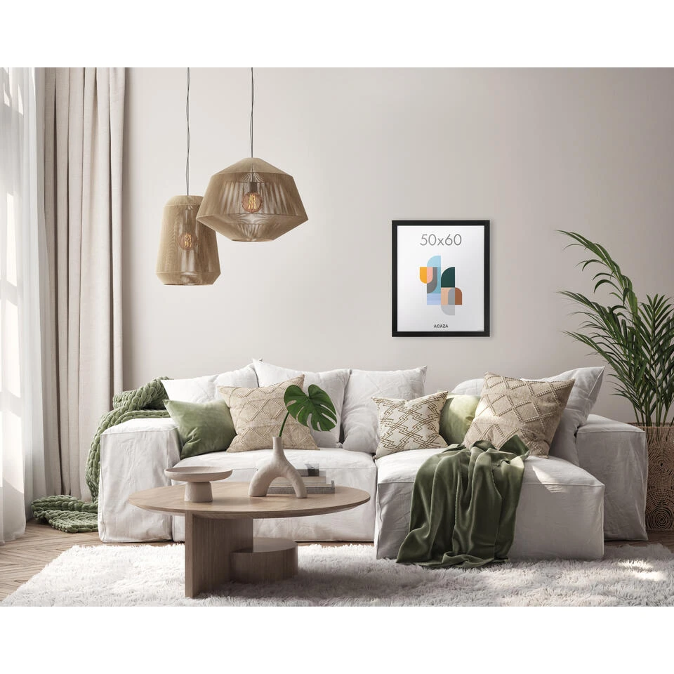 Fotokader - Fotolijst - Wissellijst - 50x60 Cm - MDF - Zwart 8 Fotokader - Fotolijst - Wissellijst - 50x60 Cm - MDF - Zwart - Afbeelding 8