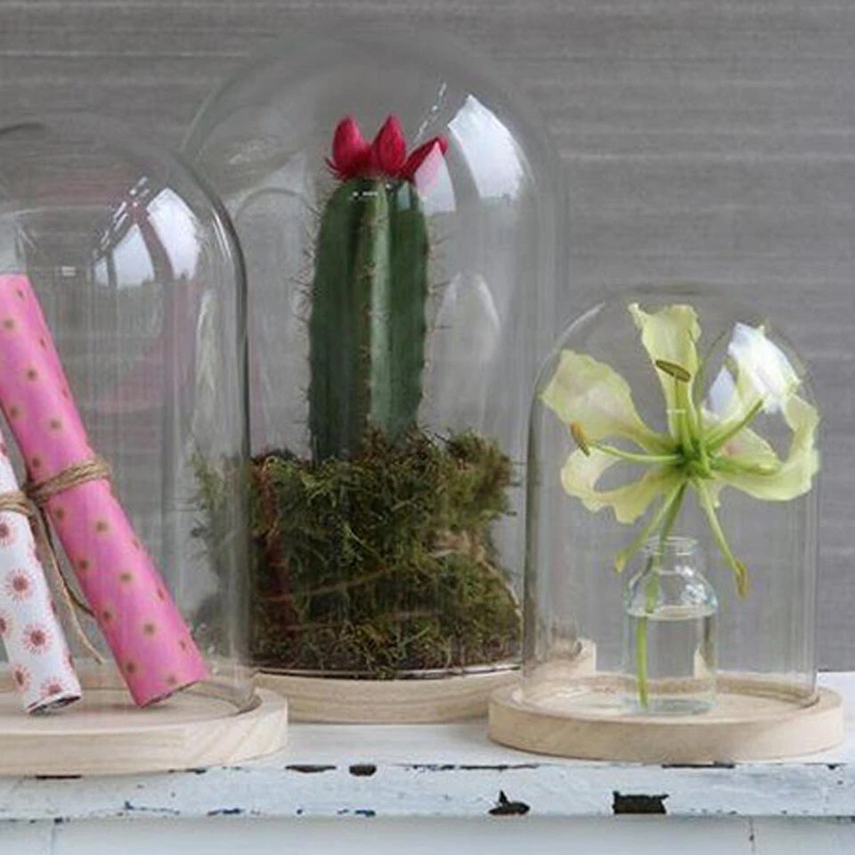 Ideas 4 Seasons Decoratie Stolp - Glas - D14 X H21 Cm 2 Ideas 4 Seasons Decoratie Stolp - Glas - D14 X H21 Cm - Afbeelding 2