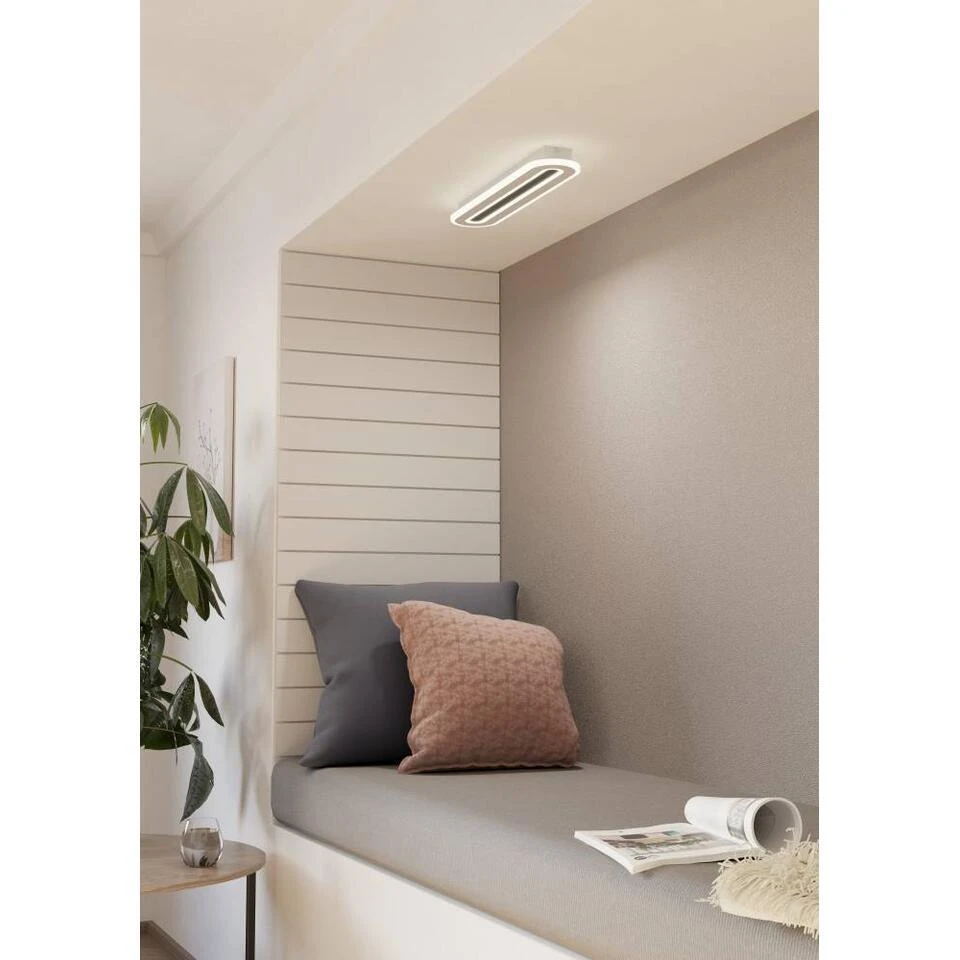 EGLO Macchioni Plafonnière - LED - Kunststof - Wit - Afstandsbediening 2 EGLO Macchioni Plafonnière - LED - Kunststof - Wit - Afstandsbediening - Afbeelding 2