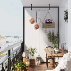 Garderobeset Van 2, Wandrek, Kledingrek Tot 50 Kg Draagvermogen, Zwart -Leenbakker Winkel 0d569f60d38d42ab9f19d26b941f88e0