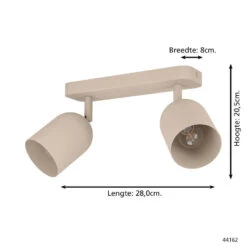 EGLO Tilston Spot - E14 - 28 Cm - Zandkleur - Kantelbaar 7 EGLO Tilston Spot - E14 - 28 Cm - Zandkleur - Kantelbaar -Leenbakker Winkel 0f373723389b450187d1eeb908b1356f