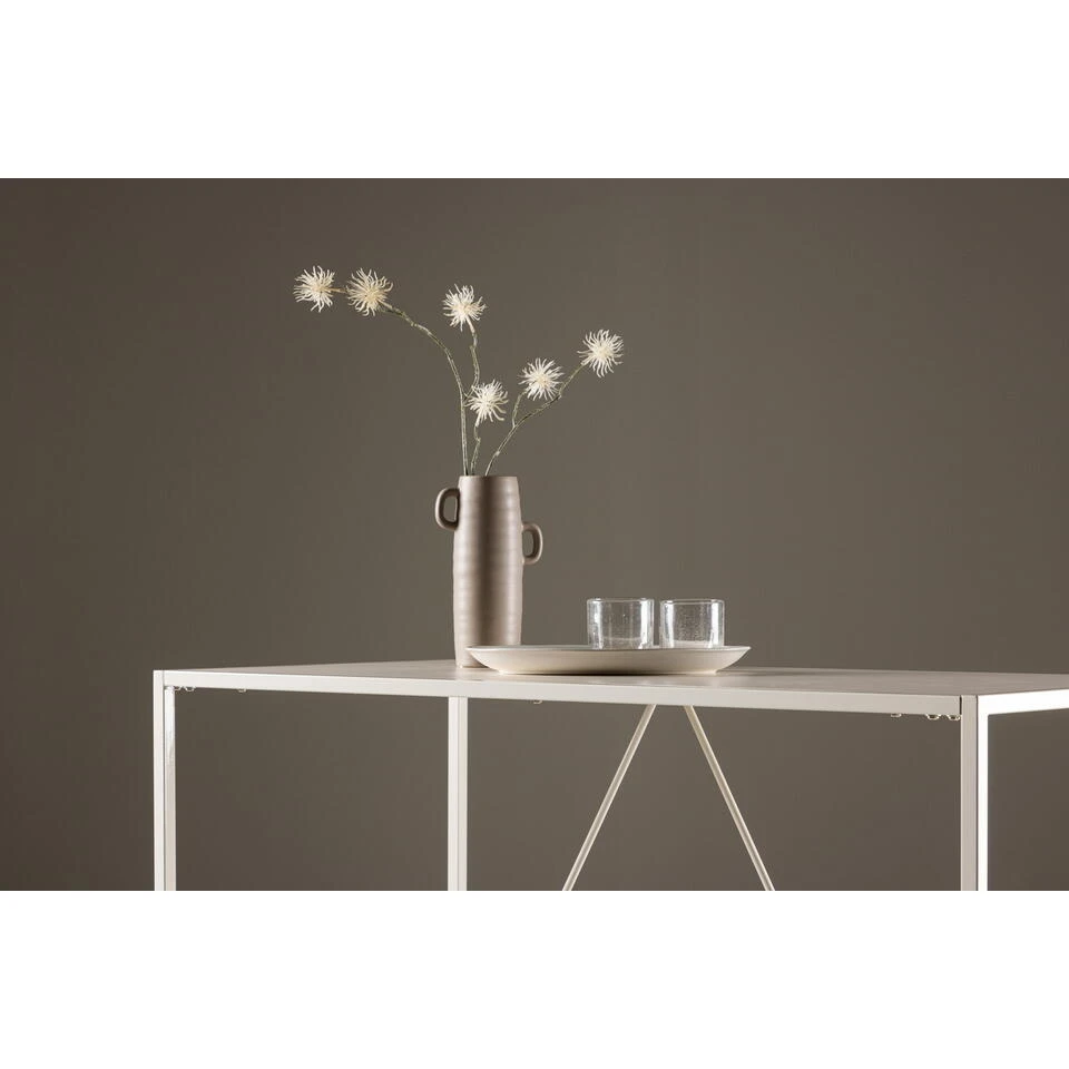 Fjôrd Bartafel Beige Metaal - 120x60x105cm - Brea 4 Fjôrd Bartafel Beige Metaal - 120x60x105cm - Brea - Afbeelding 4