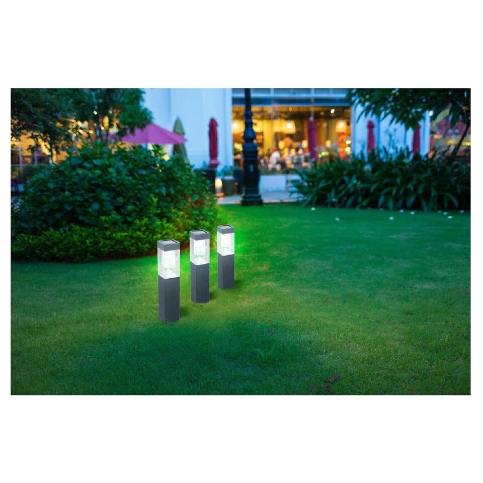 Merkloos Grundig Prikspot - 3 Stuks - Zwart - Solar - Tuinverlichting- 34 Cm 2 Merkloos Grundig Prikspot - 3 Stuks - Zwart - Solar - Tuinverlichting- 34 Cm - Afbeelding 2