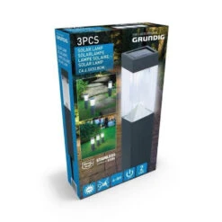 Merkloos Grundig Prikspot - 3 Stuks - Zwart - Solar - Tuinverlichting- 34 Cm 5 Merkloos Grundig Prikspot - 3 Stuks - Zwart - Solar - Tuinverlichting- 34 Cm -Leenbakker Winkel 1000000037 0102