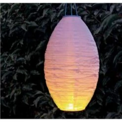 Merkloos Lampion - Solar - Met Realistisch Vlameffect - 30 X 50 Cm -Leenbakker Winkel 1000000537 0102