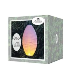 Merkloos Lampion - Solar - Met Realistisch Vlameffect - 30 X 50 Cm -Leenbakker Winkel 1000000537 0103