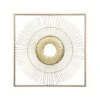 Beliani Wanddecoratie MERCURY - Goud Metaal