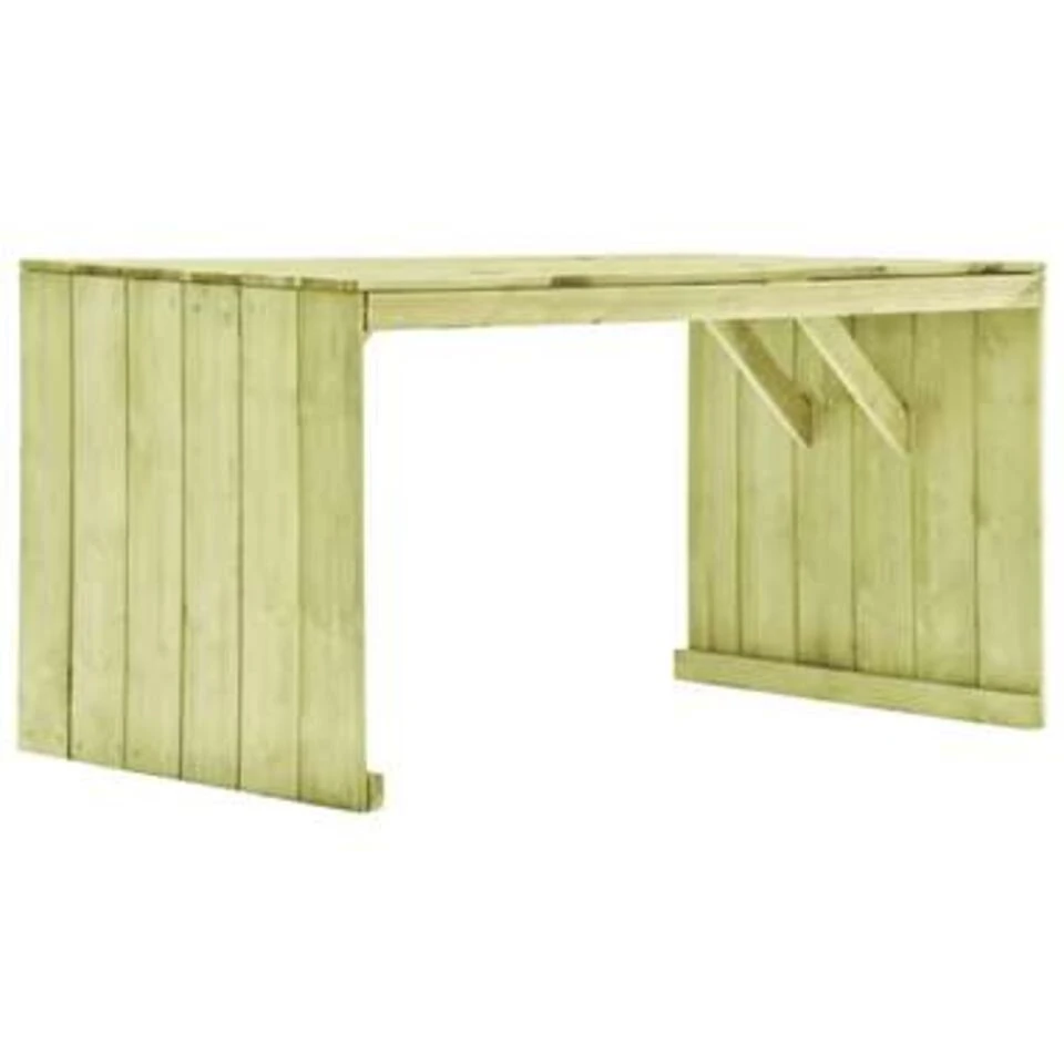 VidaXL Tuintafel 150x87x80 Cm Geïmpregneerd Grenenhout 1 VidaXL Tuintafel 150x87x80 Cm Geïmpregneerd Grenenhout