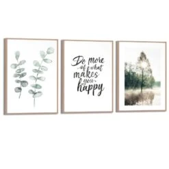 Set Poster Met Lijst - Natuur