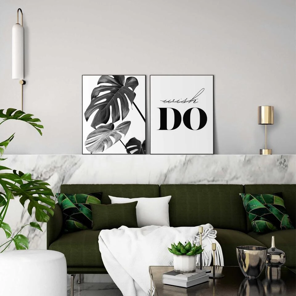 Set Poster Met Lijst - Doen 2 Set Poster Met Lijst - Doen - Afbeelding 2