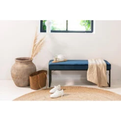 Lifa Living Londen Halbank - Blauw - 120 X 40 X 45 Cm -Leenbakker Winkel 1000006740 0103
