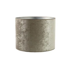 Cilinder Lampenkap Chelsea - Zilver - Ø50x38cm