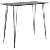 VidaXL Bartafel 120x60x105 Cm Zwart