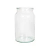 Floran Vaas - Melkbus Vorm - Transparant - Glas - Smalle Hals - 23 Cm