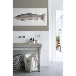 ESTAhome Muursticker - Vis - Warm Grijs En Zalm Roze - 97 X 48,5 Cm - 159031 6 ESTAhome Muursticker - Vis - Warm Grijs En Zalm Roze - 97 X 48,5 Cm - 159031 -Leenbakker Winkel 1000013335 0102