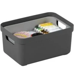 Sigma Home Opbergbox 5L Antraciet -Leenbakker Winkel 1000014092 0111