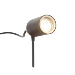 QAZQA Prikspot Antraciet Verstelbaar IP44 - Solo