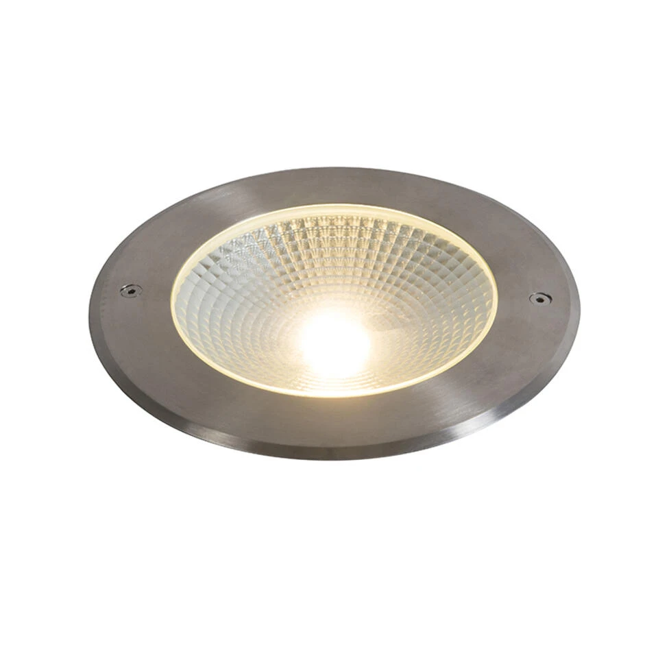 QAZQA Moderne Grondspot Aluminium Incl. LED 20W - Bridge 1 QAZQA Moderne Grondspot Aluminium Incl. LED 20W - Bridge