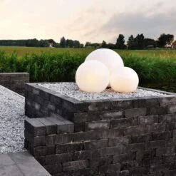 QAZQA Moderne Buitenlamp Met Grondpin 30 Cm IP44 - Bol 6 QAZQA Moderne Buitenlamp Met Grondpin 30 Cm IP44 - Bol -Leenbakker Winkel 1000014990 0102