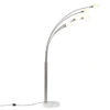 QAZQA Design Vloerlamp Staal 5-lichts - Sixties Marmo