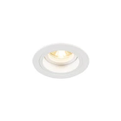 QAZQA Smart Inbouwspot Wit Rond Kantelbaar Incl. Wifi GU10 - Chuck 7 QAZQA Smart Inbouwspot Wit Rond Kantelbaar Incl. Wifi GU10 - Chuck -Leenbakker Winkel 1000015141 0103