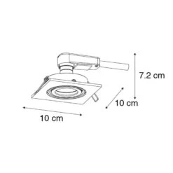 QAZQA Moderne Inbouwspot Zwart Verstelbaar - Club 6 QAZQA Moderne Inbouwspot Zwart Verstelbaar - Club -Leenbakker Winkel 1000015244 0102