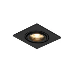 QAZQA Moderne Inbouwspot Zwart Verstelbaar - Club 7 QAZQA Moderne Inbouwspot Zwart Verstelbaar - Club -Leenbakker Winkel 1000015244 0103