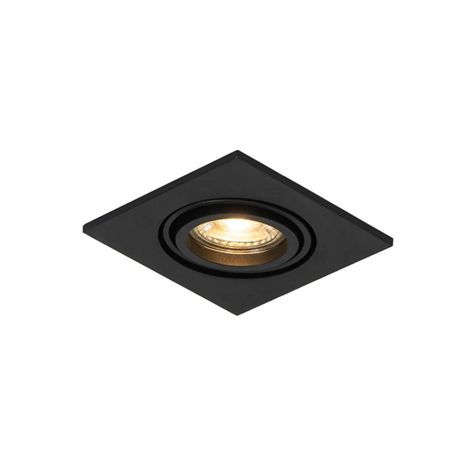 QAZQA Moderne Inbouwspot Zwart Verstelbaar - Club 4 QAZQA Moderne Inbouwspot Zwart Verstelbaar - Club - Afbeelding 4