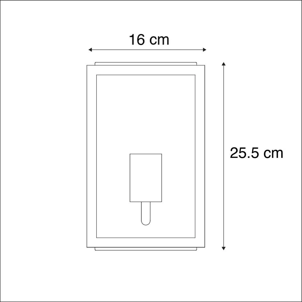 QAZQA Industriële Buitenwandlamp Zwart Met Glas IP44 - Rotterdam 2 3 QAZQA Industriële Buitenwandlamp Zwart Met Glas IP44 - Rotterdam 2 - Afbeelding 3