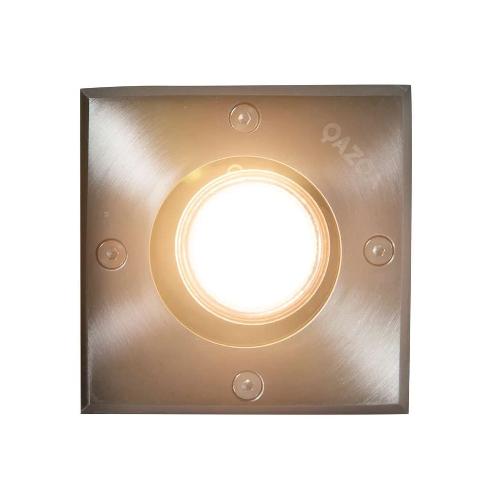 QAZQA Grondspot Staal 10,5 Cm IP65 - Basic Square 2 QAZQA Grondspot Staal 10,5 Cm IP65 - Basic Square - Afbeelding 2