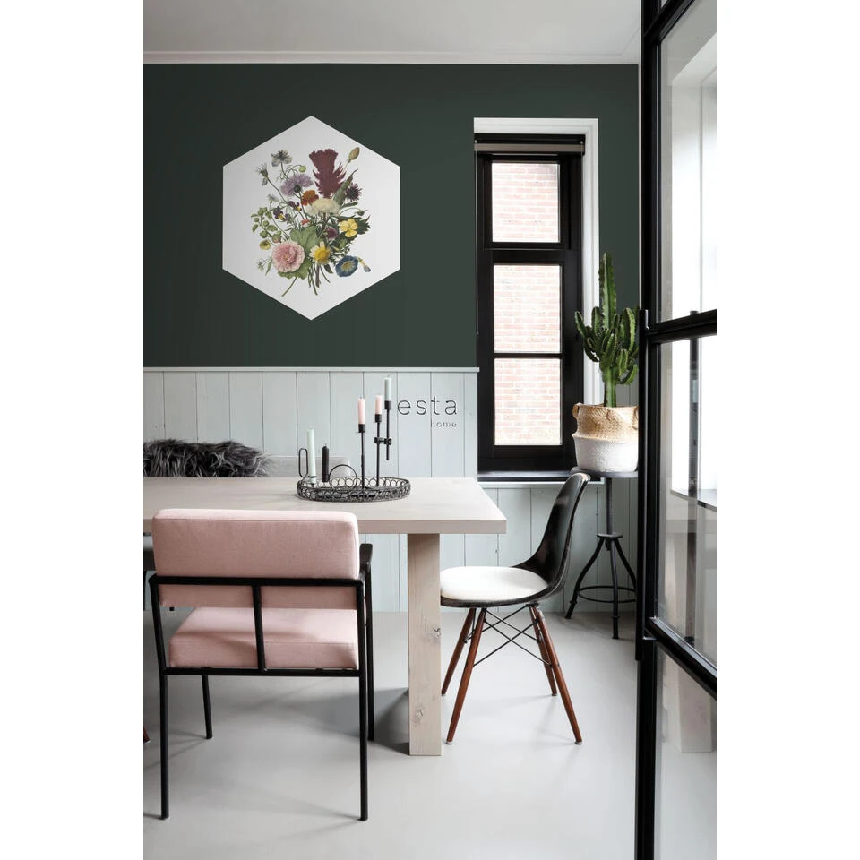ESTAhome Muursticker - Boeket - Groen, Roze En Geel - 70 X 81 Cm - 158998 2 ESTAhome Muursticker - Boeket - Groen, Roze En Geel - 70 X 81 Cm - 158998 - Afbeelding 2
