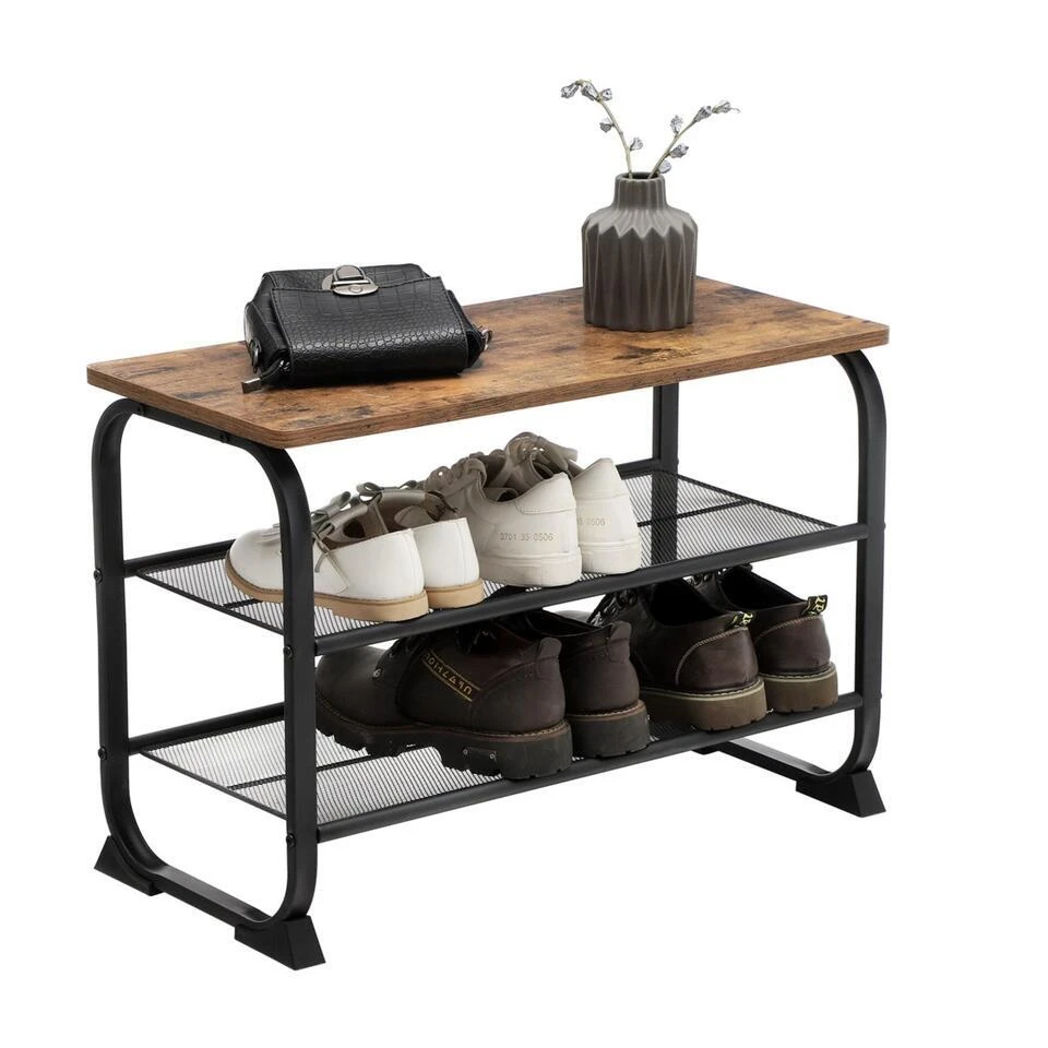 Parya Home - Vintage Schoenenrek - 6 Paar Schoenen 1 Parya Home - Vintage Schoenenrek - 6 Paar Schoenen