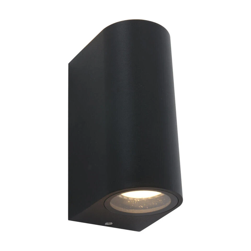 Steinhauer Buitenlamp Logan - 2 Lichts - 7x15 Cm - Zwart 2 Steinhauer Buitenlamp Logan - 2 Lichts - 7x15 Cm - Zwart - Afbeelding 2
