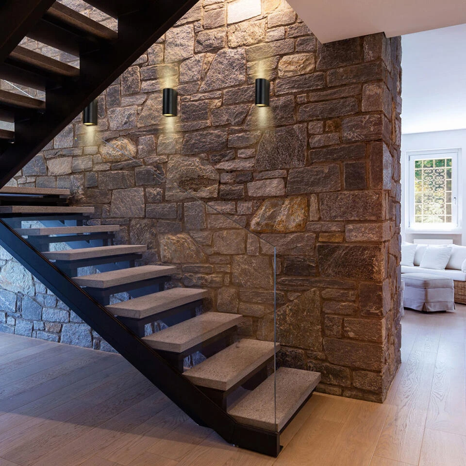 Steinhauer Buitenlamp Logan - 2 Lichts - 7x15 Cm - Zwart 4 Steinhauer Buitenlamp Logan - 2 Lichts - 7x15 Cm - Zwart - Afbeelding 4