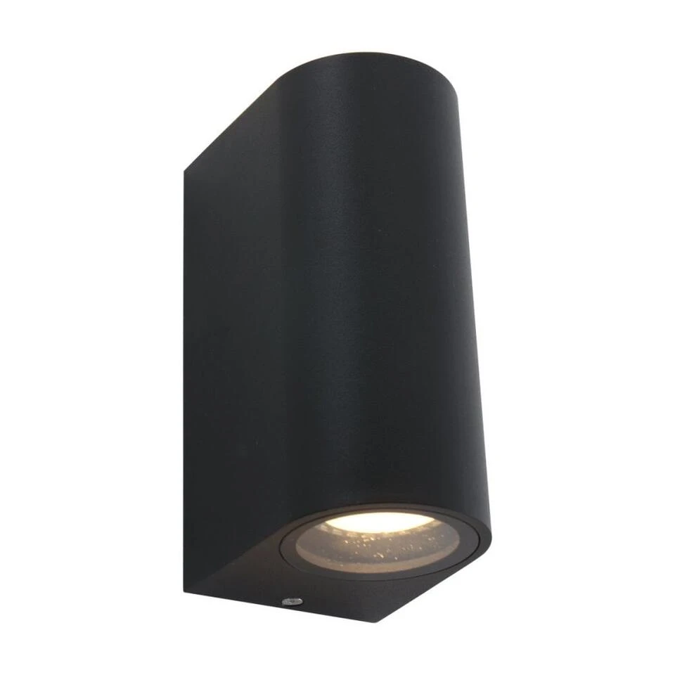 Steinhauer Buitenlamp Logan - 2 Lichts - 7x15 Cm - Zwart 1 Steinhauer Buitenlamp Logan - 2 Lichts - 7x15 Cm - Zwart