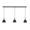 Steinhauer Hanglamp Storm - 3 Lichts - 124x150 Cm - Zwart