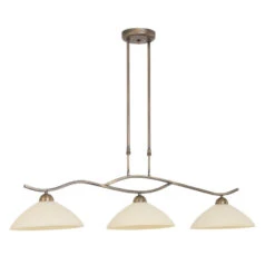 Steinhauer Hanglamp Capri - 3 Lichts - 115x125 Cm - Brons -Leenbakker Winkel 1000022882 0101