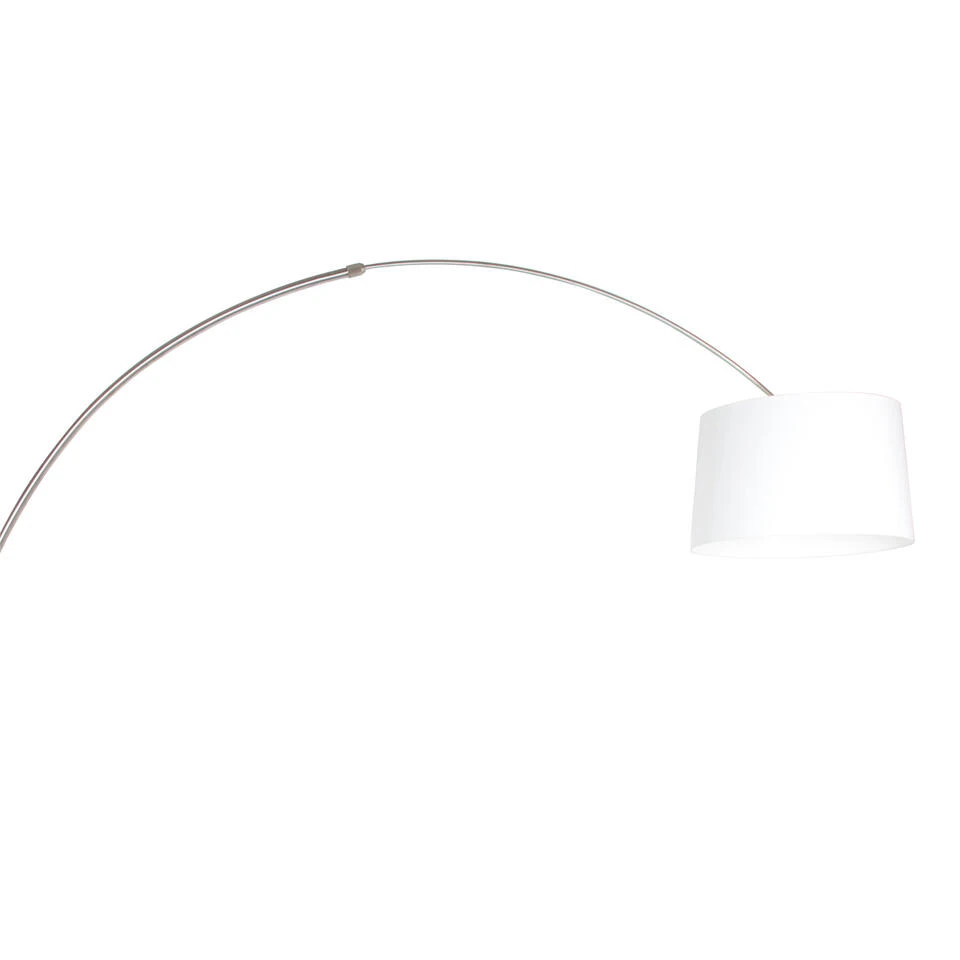 Steinhauer Vloerlamp Booglamp - 1 Lichts - 130-190x230 Cm - Staal 2 Steinhauer Vloerlamp Booglamp - 1 Lichts - 130-190x230 Cm - Staal - Afbeelding 2